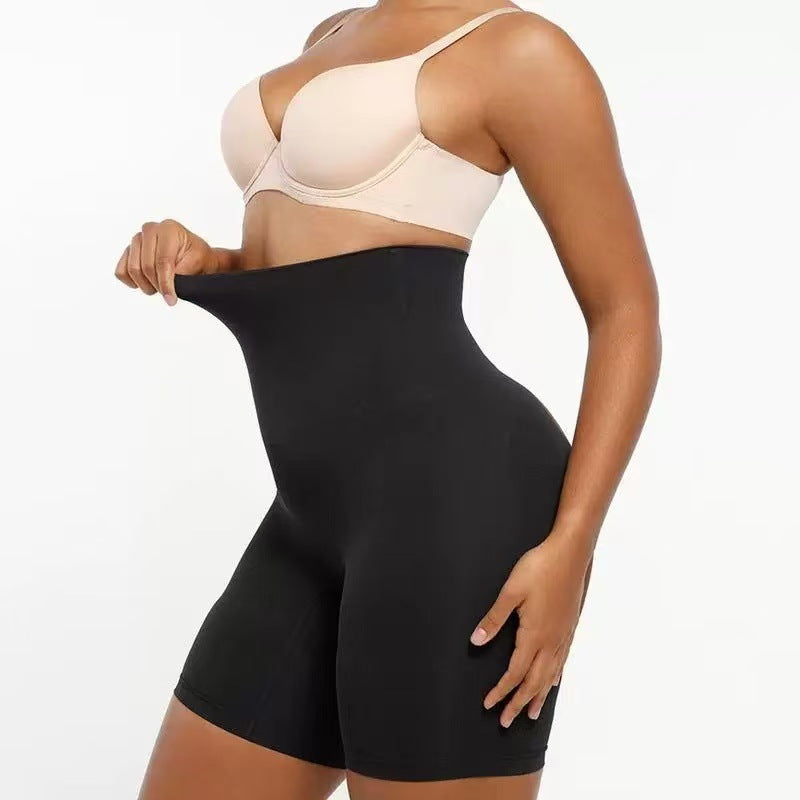 High-waisted tummy-control, butt-lifting shapewear shorts