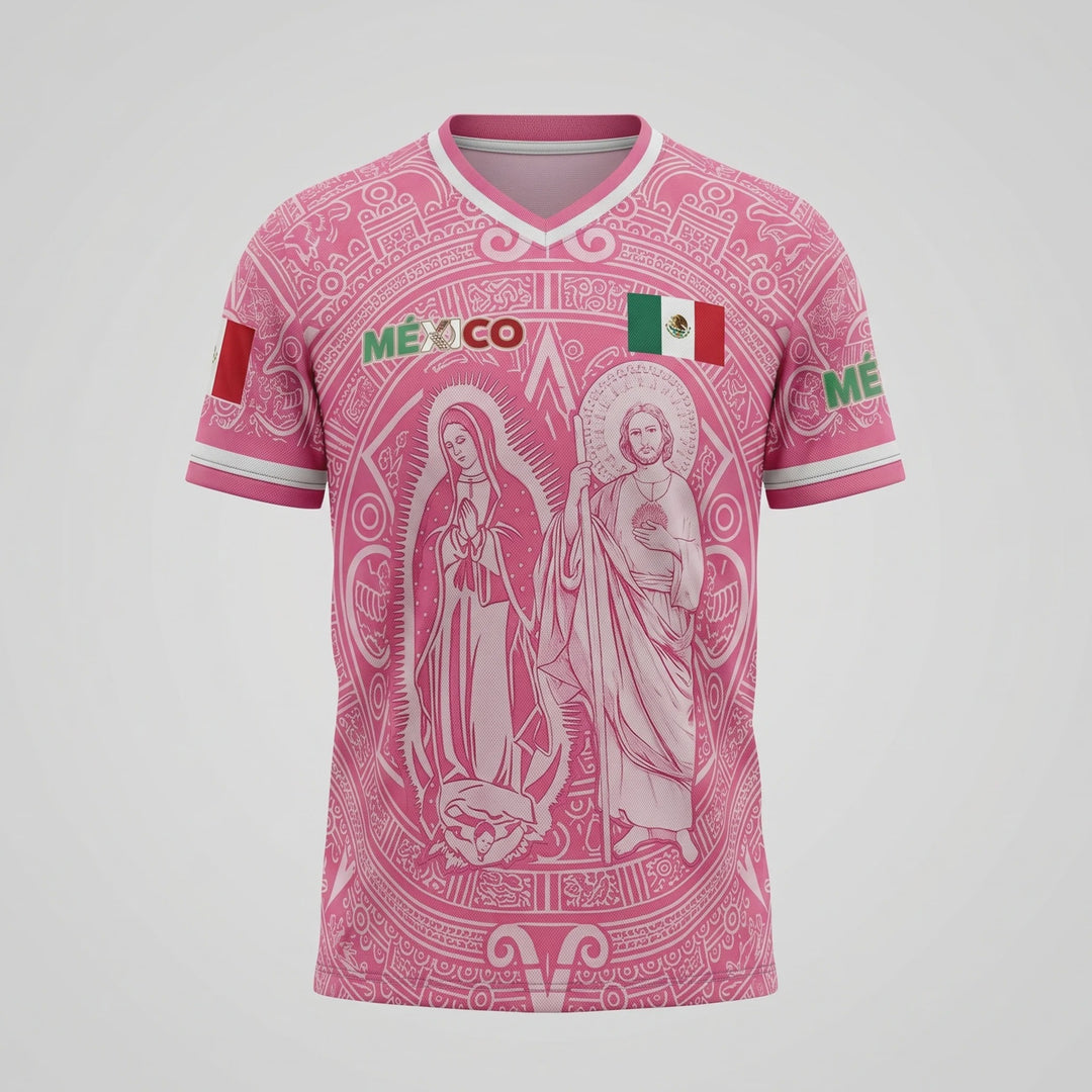 V-neck breathable soccer jersey