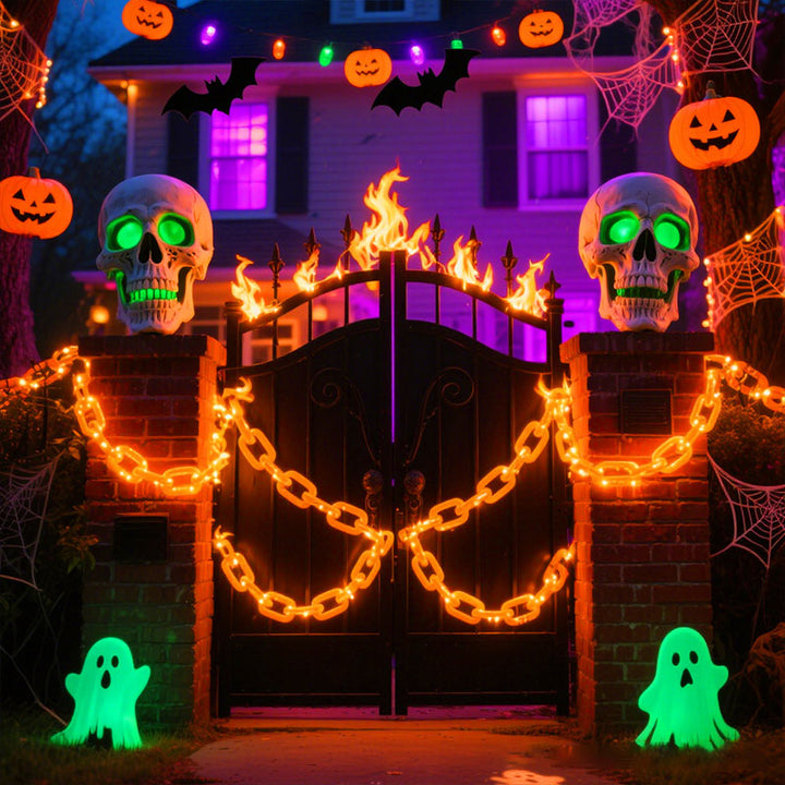 Halloween party decorations glowing chain lights