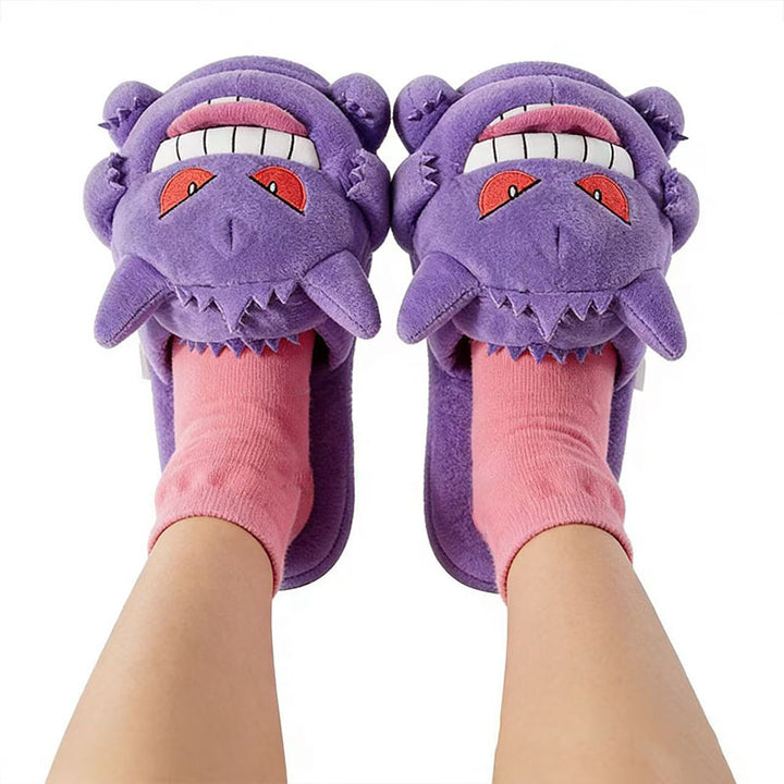 Cartoon Ghost Plush Home Slippers