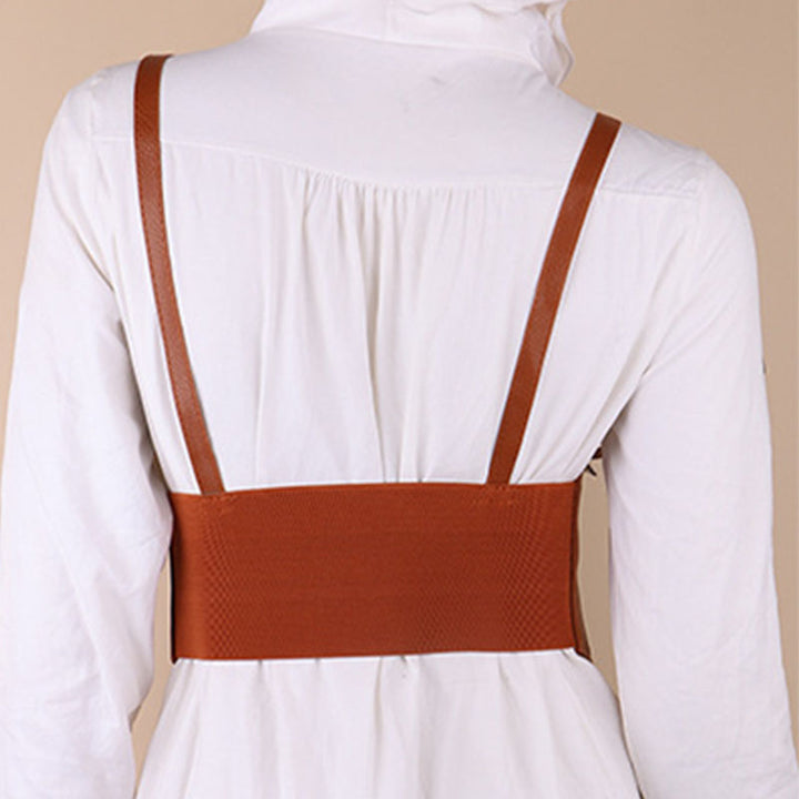 Punk-style suspender waist belt