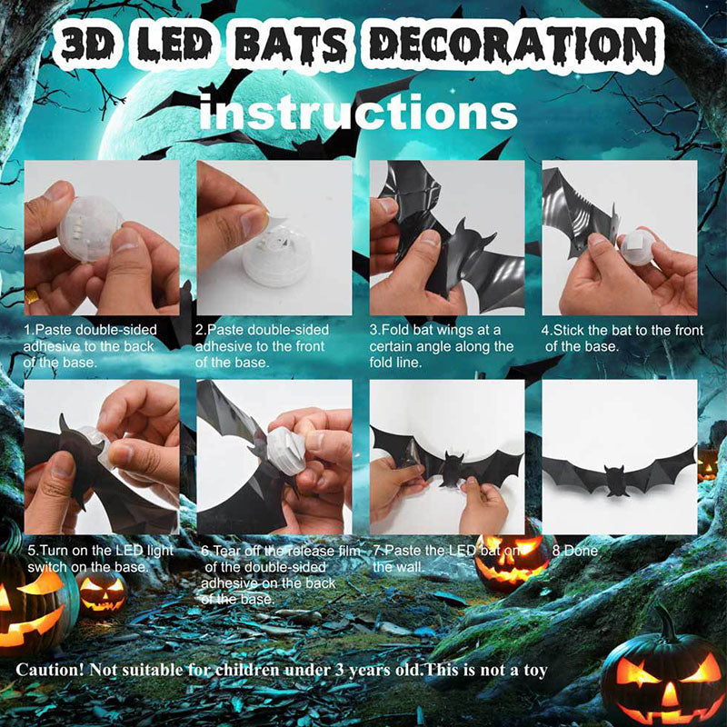 Halloween Decorative LED Wall Sticker