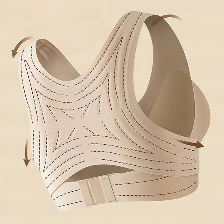 Posture Correcting Wire-Free Sports Back Bra