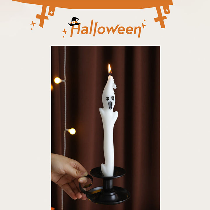 Halloween Creative Ghost Sculpture Long Candle