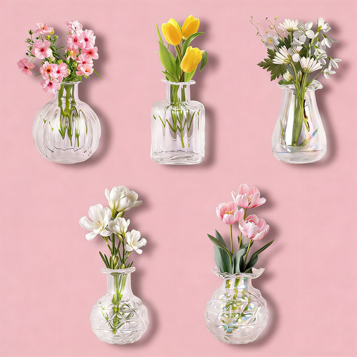 3D Mini Vase Fridge Magnets