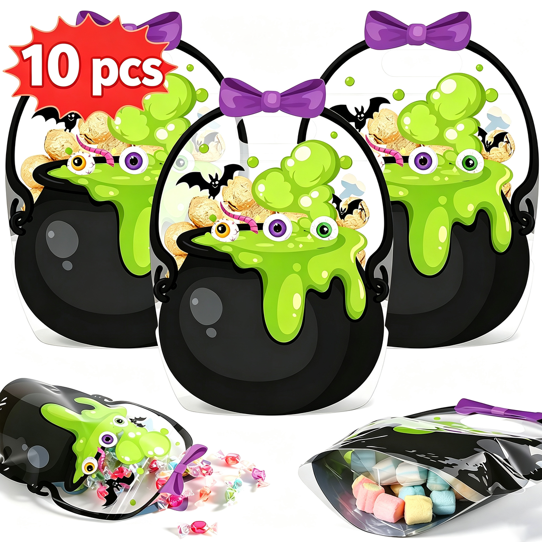 Halloween Pumpkin Candy Treat Bag