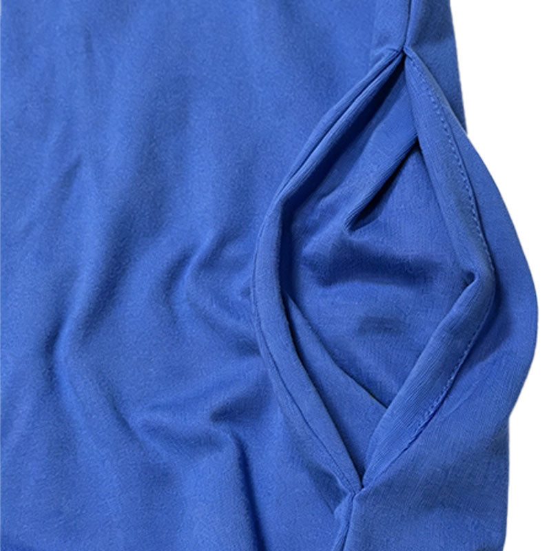 Loose sleeveless pocket jumpsuit