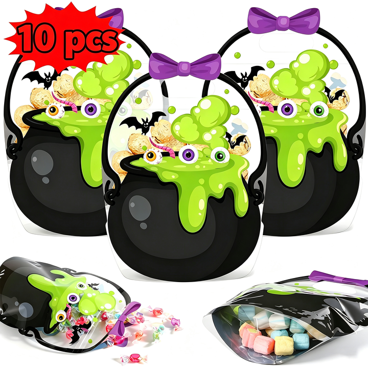 Halloween Pumpkin Candy Treat Bag