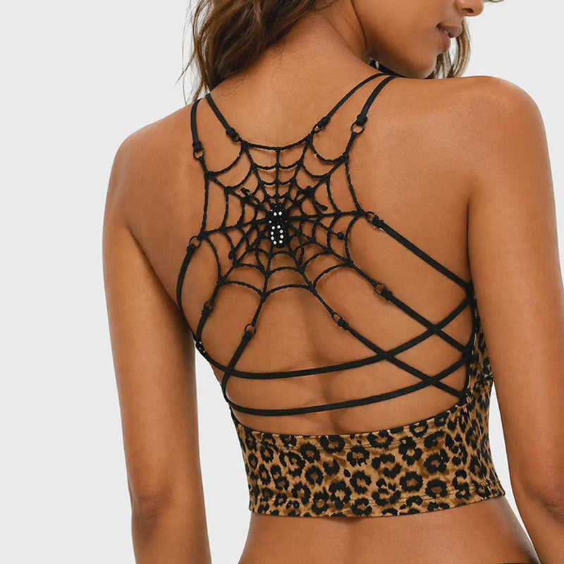 Spiderweb cutout camisole