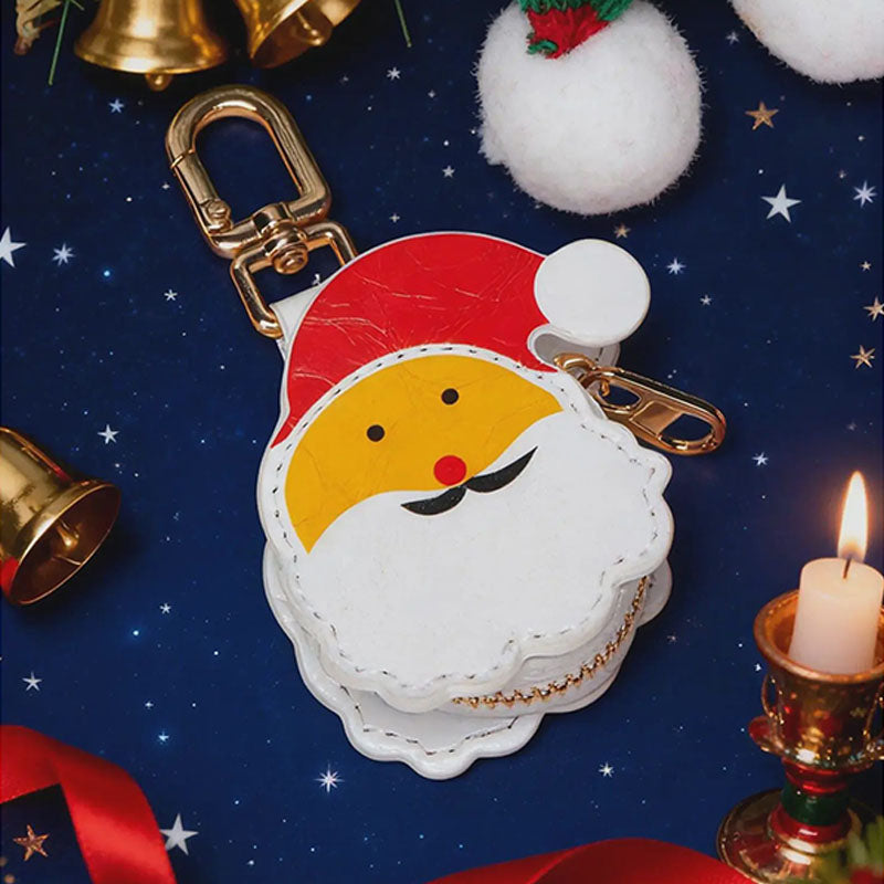 Festive Mini Storage Pouch Keychain