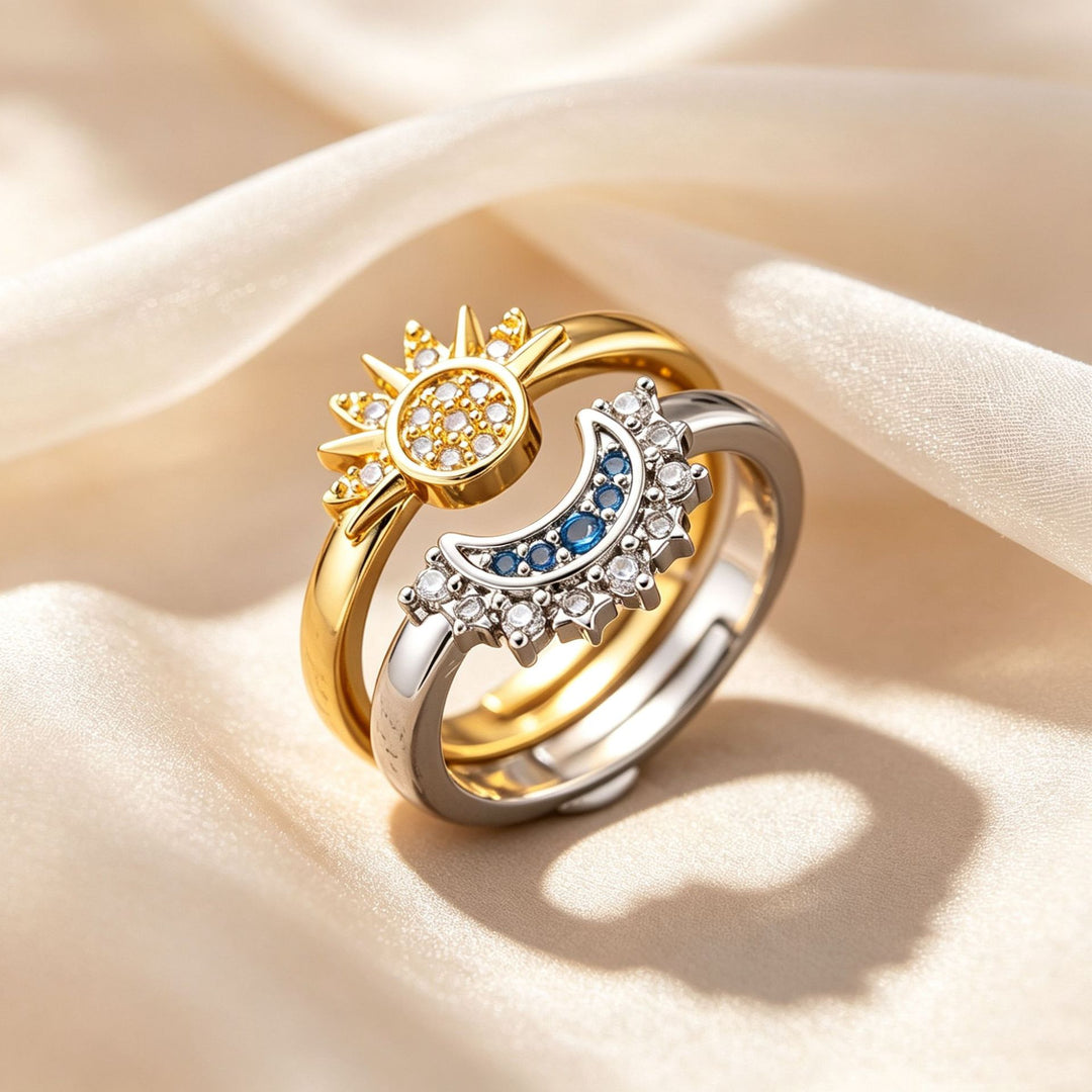 Sun Moon Star Themed Matching Jewelry Kit