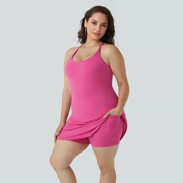 EasyMove Backless Active Dress – Easy Peezy Edition