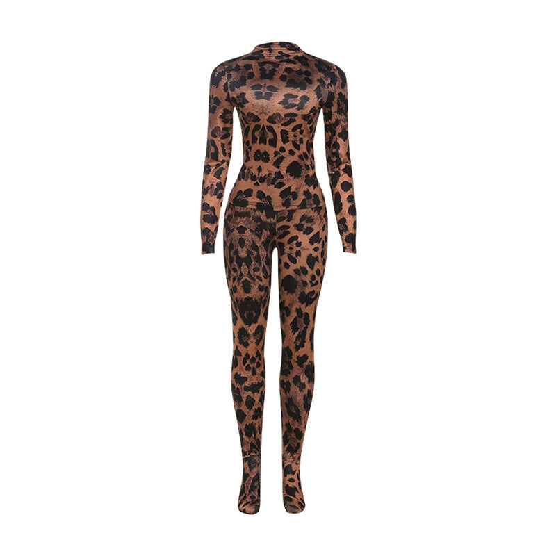 Wild Curve Long Sleeve Bodycon Set