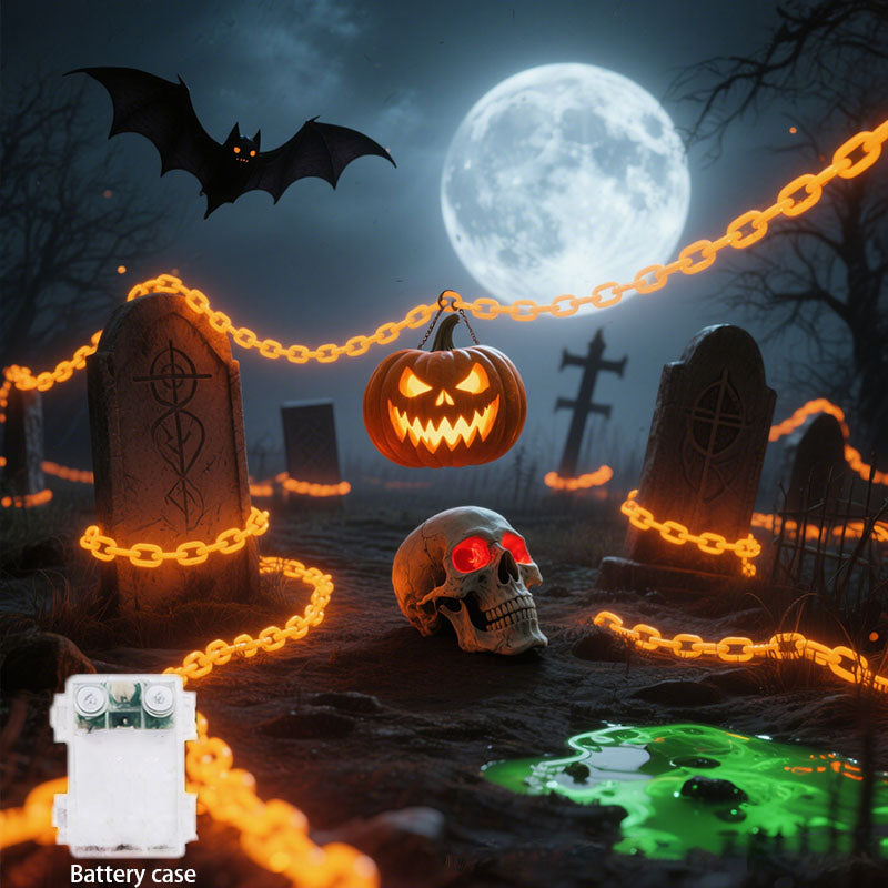 Halloween party decorations glowing chain lights