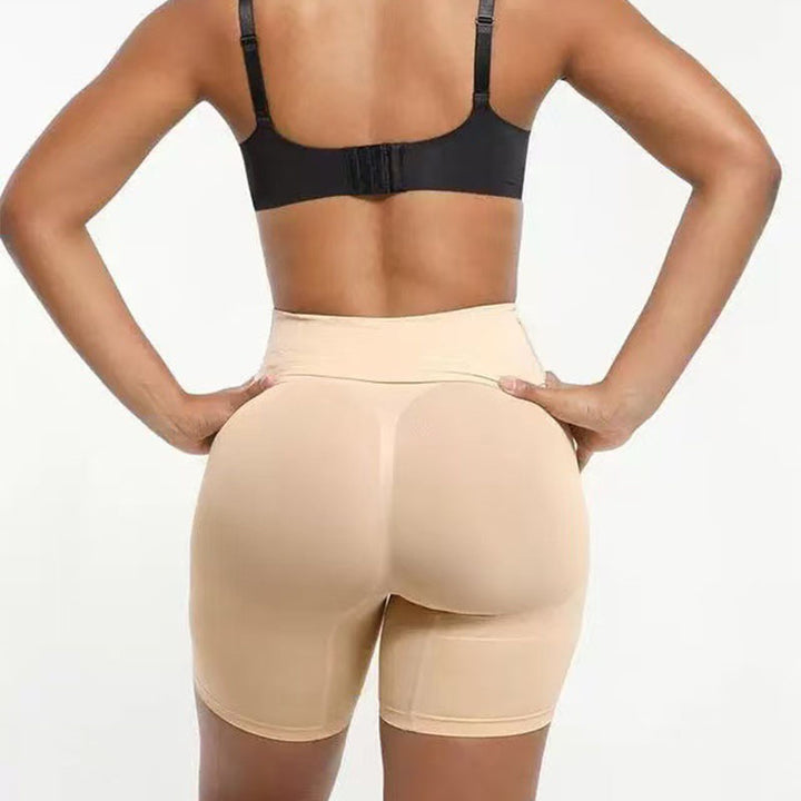 High-waisted tummy-control, butt-lifting shapewear shorts