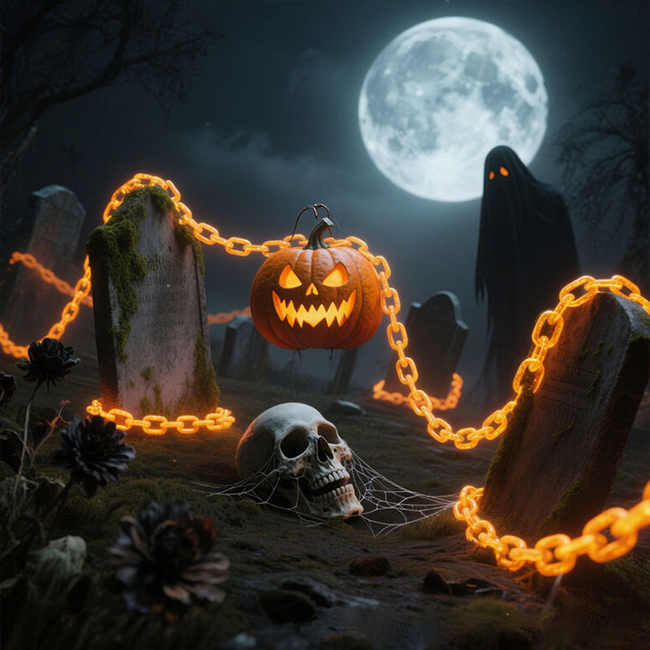 Halloween party decorations glowing chain lights