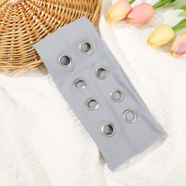 Y2K Punk-Style Eyelet Stretch Hairband