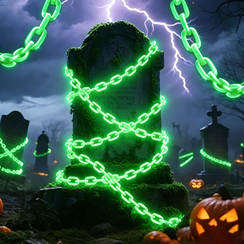 Halloween party decorations glowing chain lights