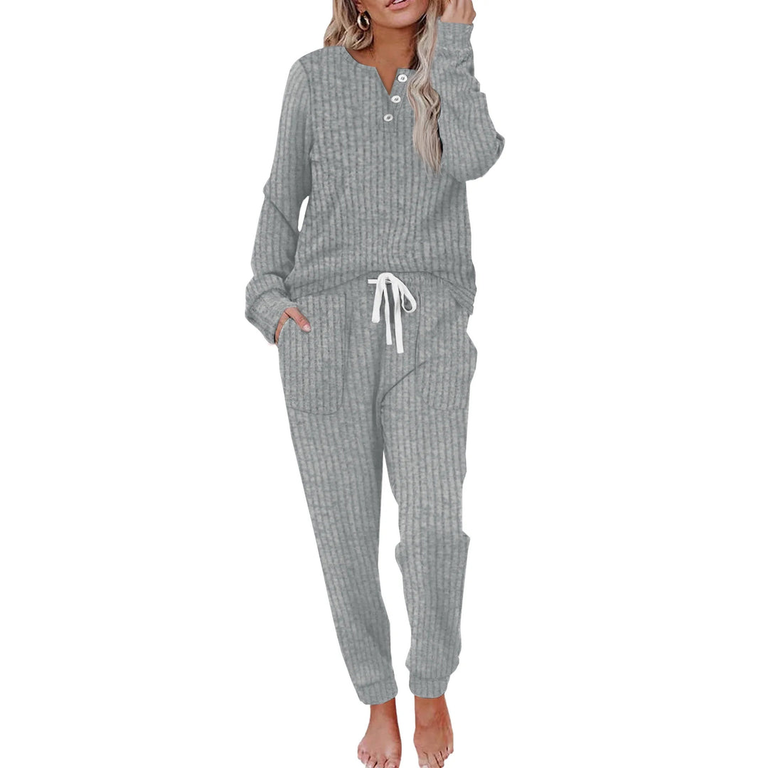 Casual Ribbed Tracksuit