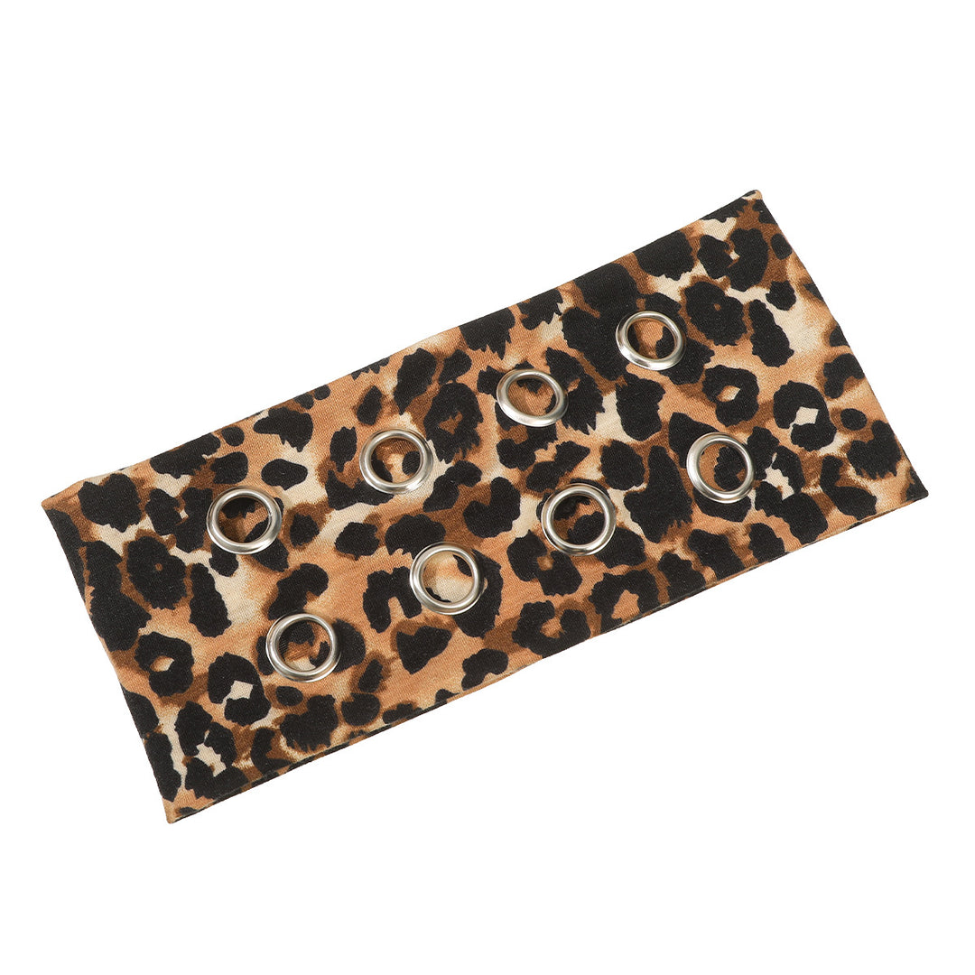 Y2K Punk-Style Eyelet Stretch Hairband