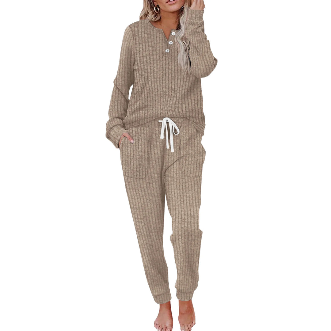 Casual Ribbed Tracksuit