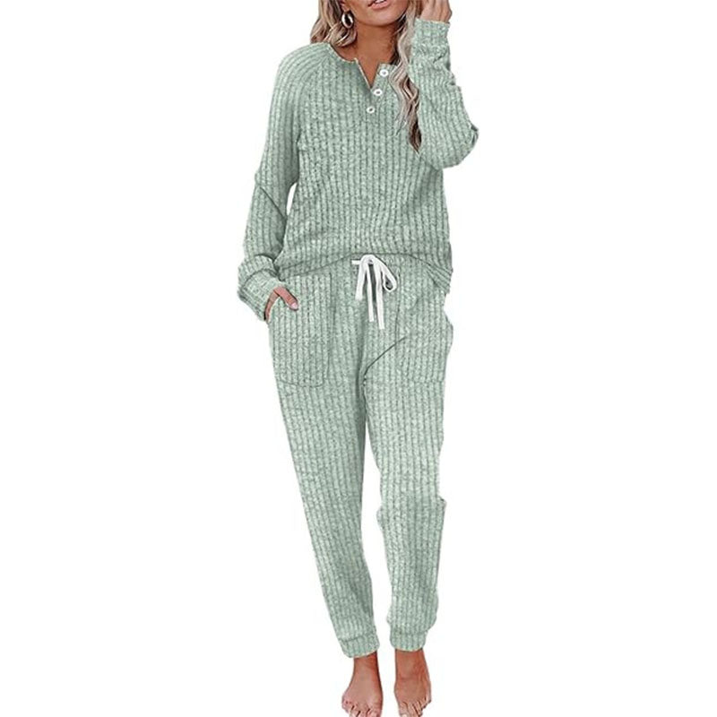 Casual Ribbed Tracksuit