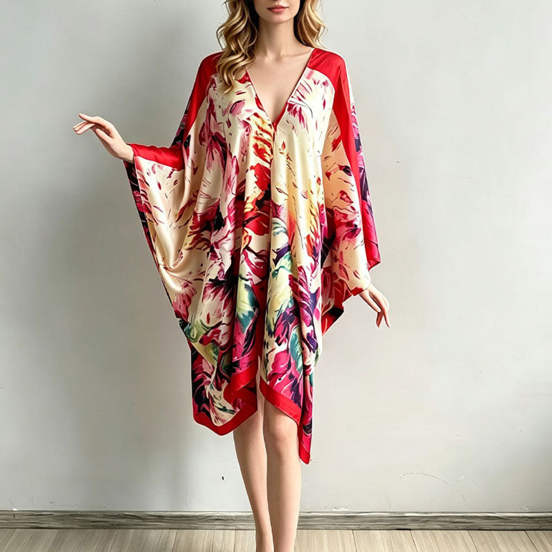 V-Neck Resort Beach Cover-Up