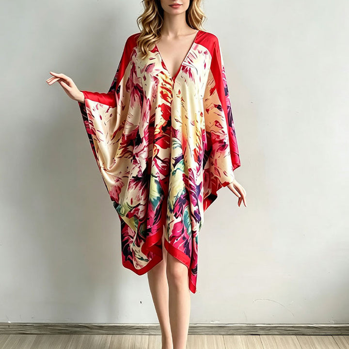 V-Neck Resort Beach Cover-Up